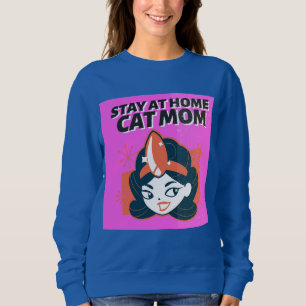 CAT-MAMA RETRO VINTAGE T - SHIRT TRENDY-T-SHIRTS