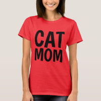 CAT-MAMA rosa T - Shirt und Tankdecken