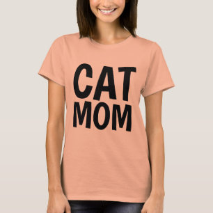 CAT-MAMA rosa T - Shirt und Tankdecken