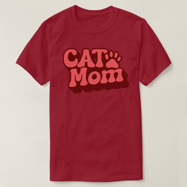 Cat Mama Shirt für den Muttertag (Design vorne)