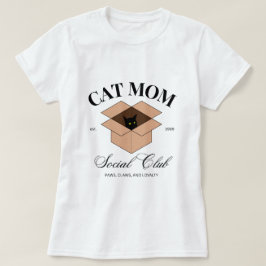 Cat Mama Social Club - Katzen, Tiere, Haustiere, H T-Shirt