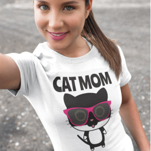 CAT-MAMA-SUNGLASSSEN COOLE CAT-T - Shirt