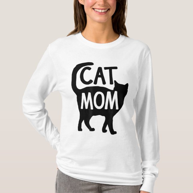 Cat-Mama T-Shirt (Vorderseite)