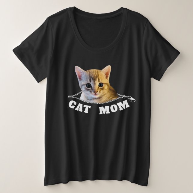Cat Mama T - Shirt (Design vorne)