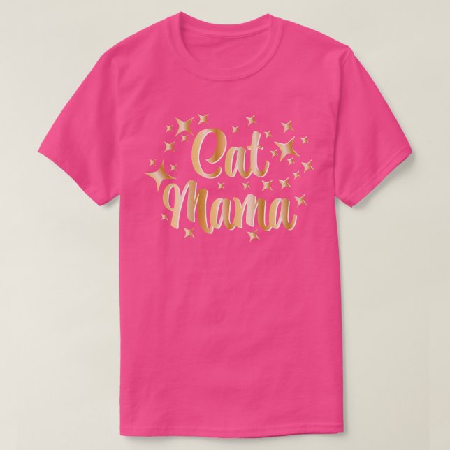 Cat Mama  T-Shirt (Design vorne)