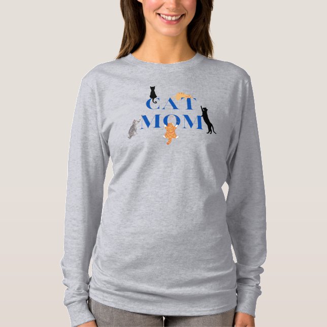 Cat-Mama T-Shirt (Vorderseite)