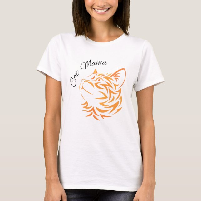 Cat Mama T-Shirt (Vorderseite)