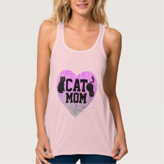 CAT MAMA T - SHIRT IMITATE GLITZER