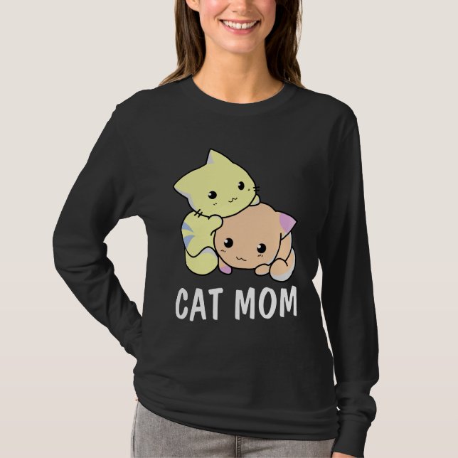 CAT MAMA T - SHIRT T-SHIRTS (Vorderseite)