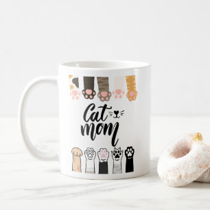 Cat Mama Tasse - Niedliches Katzenaufsatz - Gesche