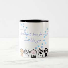 Cat Mama Tasse - Purfect Brew & Paw Prints