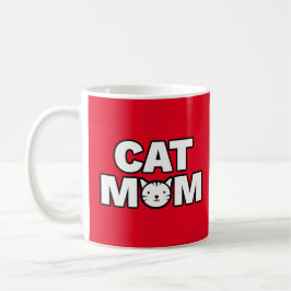 CAT-MAMA-Tasse (rot) Kaffeetasse