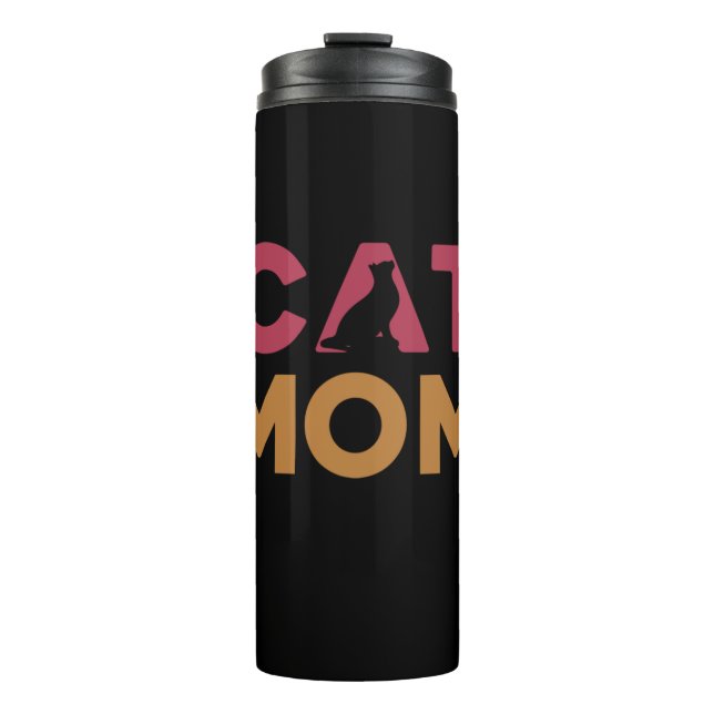 Cat-Mama Thermosbecher (Vorderseite)