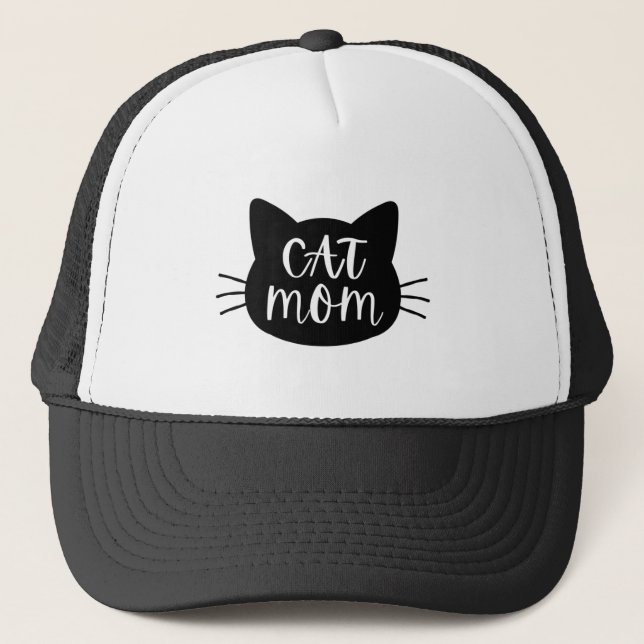 Cat-Mama Truckerkappe (Vorderseite)