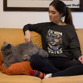 Cat Mama wählt Niedlich die amerikanische Flagge Sweatshirt