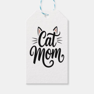 Cat Mama Whiskys und Ohren Geschenkanhänger