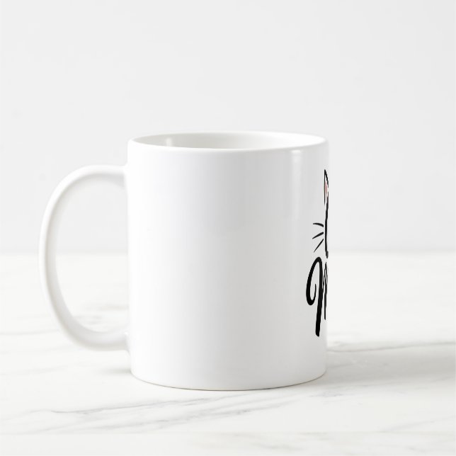 Cat Mama Whiskys und Ohren Kaffeetasse (Links)