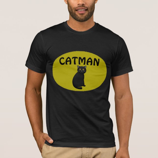 CAT MAN (Cat Vater) T - Shirt von Männern (Vorderseite)