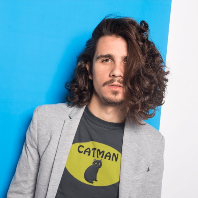 CAT MAN (Cat Vater) T - Shirt von Männern (Von Creator hochgeladen)