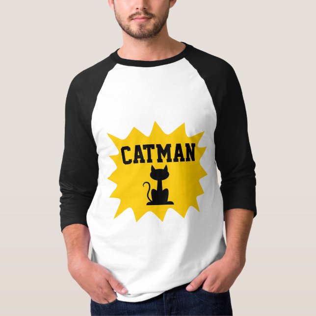 CAT MAN CATMAN T - Shirt von MÄNNERN (Vorderseite)