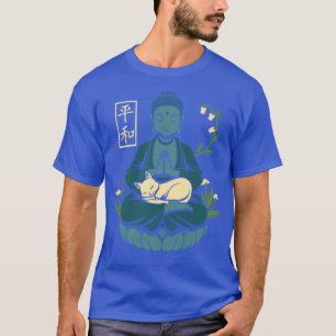 Cat Meditation Buddhismus Buddha T-Shirt