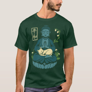Cat Meditation Buddhismus Buddha von Tobe Fonseca T-Shirt