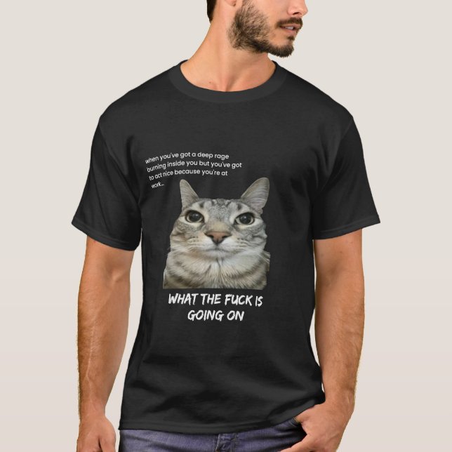 Cat mem T-Shirt (Vorderseite)