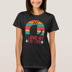 Cat Meme Cat Owner Cat I Liebe My Cat Life T-Shirt