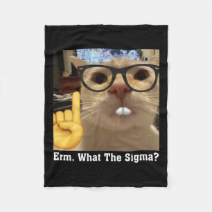 Cat Meme Clic Niedlich Kitten Erm Fleecedecke