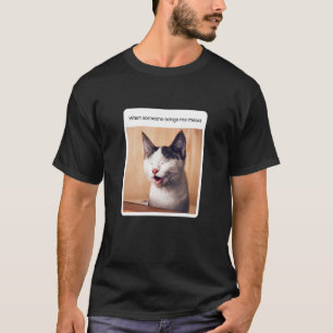 Cat Meme Mead Drinker Alkohol T-Shirt