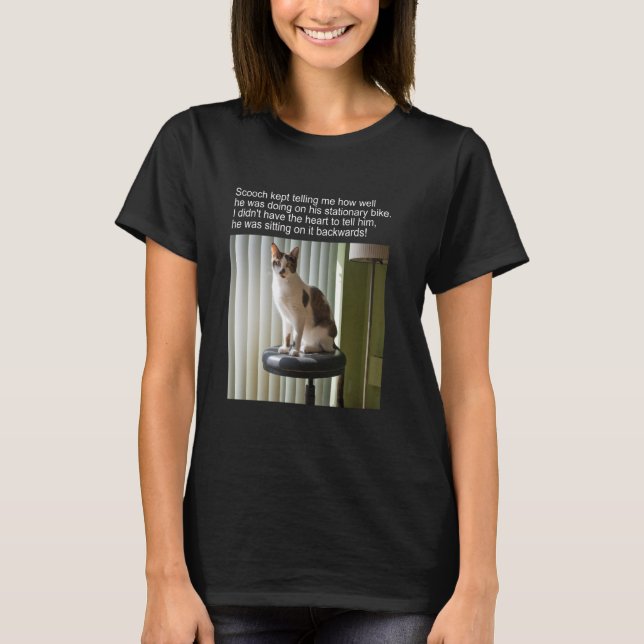 Cat Meme Tshirt Albern Cat Funny Kitty Meow Hiss K (Vorderseite)