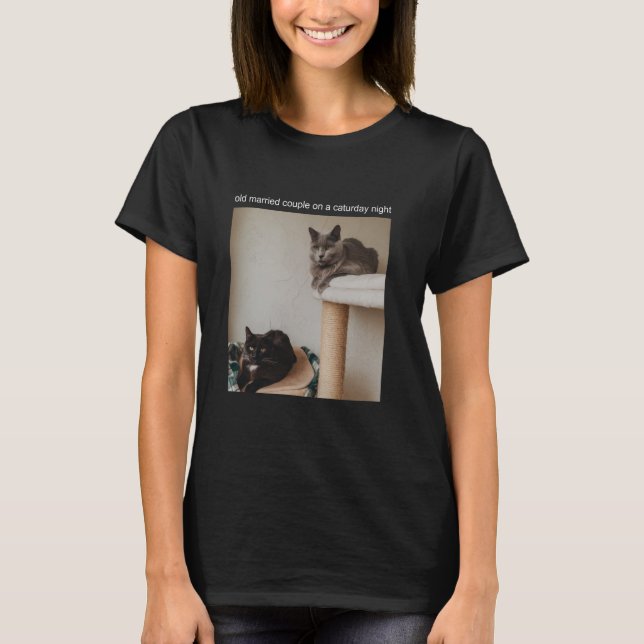 Cat Meme Tshirt Albern Cat Funny Kitty Meow Hiss K (Vorderseite)