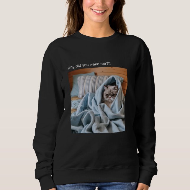 Cat Meme Tshirt Albern Cat Funny Kitty Meow Hiss K (Vorderseite)