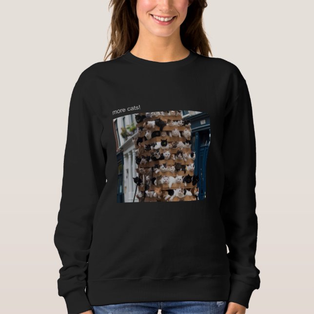 Cat Meme Tshirt Silly Cat Funny Kitty Meow Hiss Ki (Vorderseite)