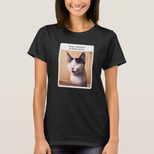 Cat Meme, wenn ich mich an Tennis-Saison erinnere T-Shirt