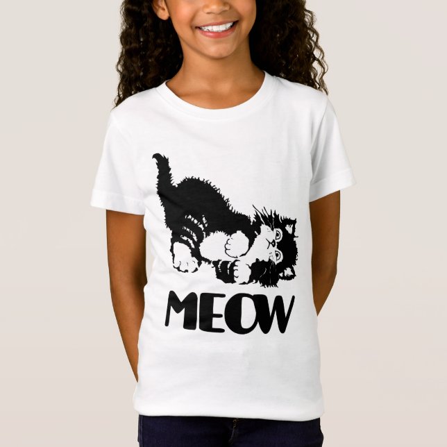 Cat Meow T-Shirt (Vorderseite)