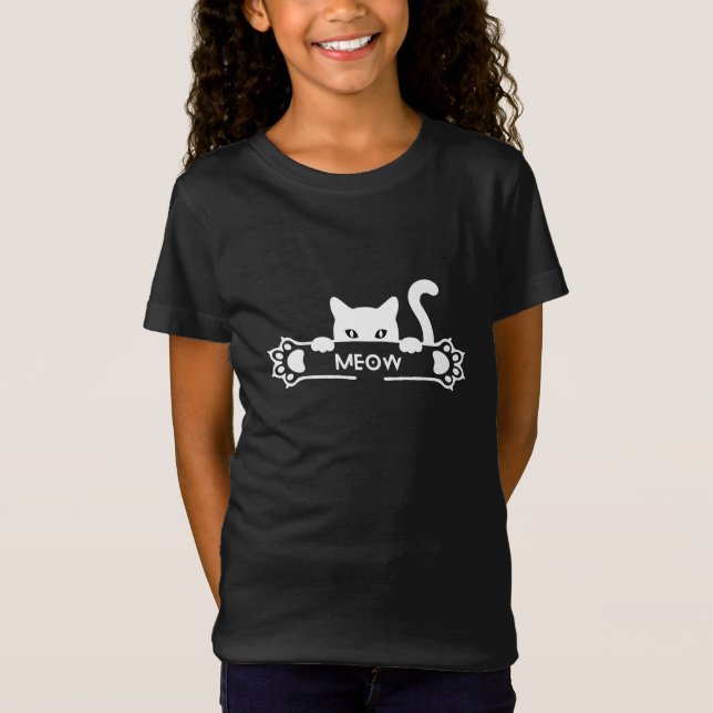 Cat Meow T-Shirt (Vorderseite)