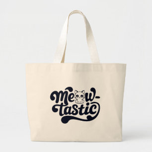 Cat Meow-Tastic Fantastic Jumbo Stoffbeutel