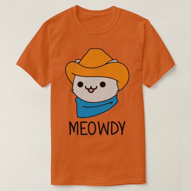 Cat Meowdy T-Shirt (Design vorne)