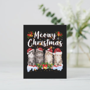 Cat Meowy Familie Matching Weihnachten Pajamas San