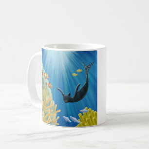 Cat Mermaid Kaffeetasse