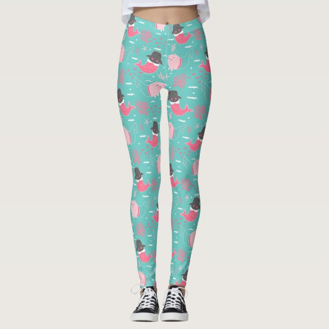 Cat Mermaids Leggings (Vorderseite)