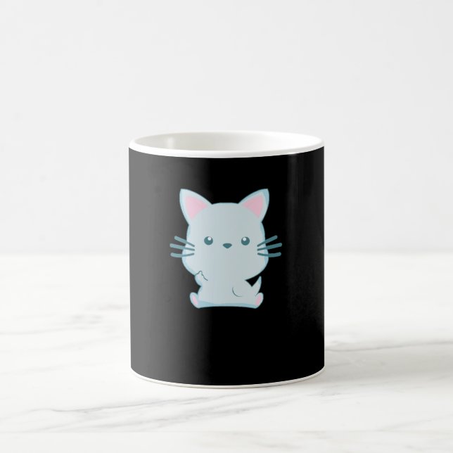 Cat Middle Finger Kaffeetasse (Mittel)