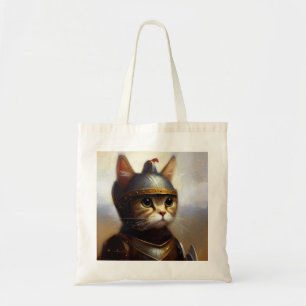Cat Mittelalterlicher Ritter Tragetasche