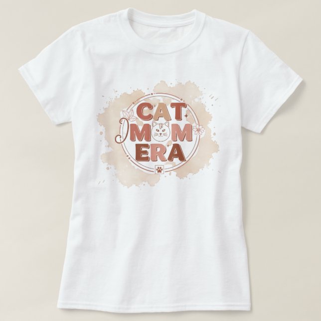 Cat Mom Era Trendy Shirt (Design vorne)