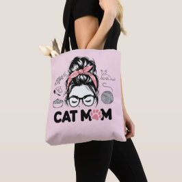 "Cat Mom" Funny Cute Cat Lover Women