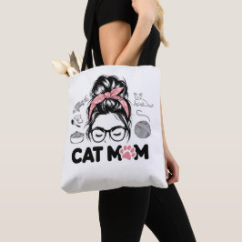 "Cat Mom" Funny Cute Cat Lover Women