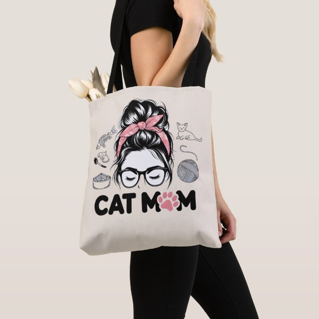 "Cat Mom" Funny Cute Cat Lover Women (Von Nahem)