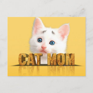Cat Mom Shirt   Katzenmama   Katzenfrau   KatzenLi Postkarte