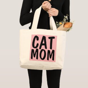 CAT MOM-Tasche, Rosa Jumbo Stoffbeutel